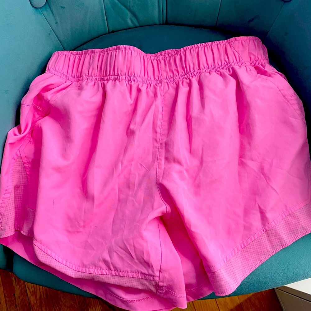 Pink swim shorts